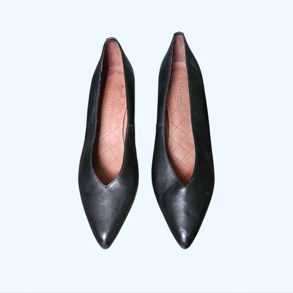 Hispanitas Cerys Black Leather Pump Shoes Womens Size EUR 40 Retail $230 - Picture 2 of 9